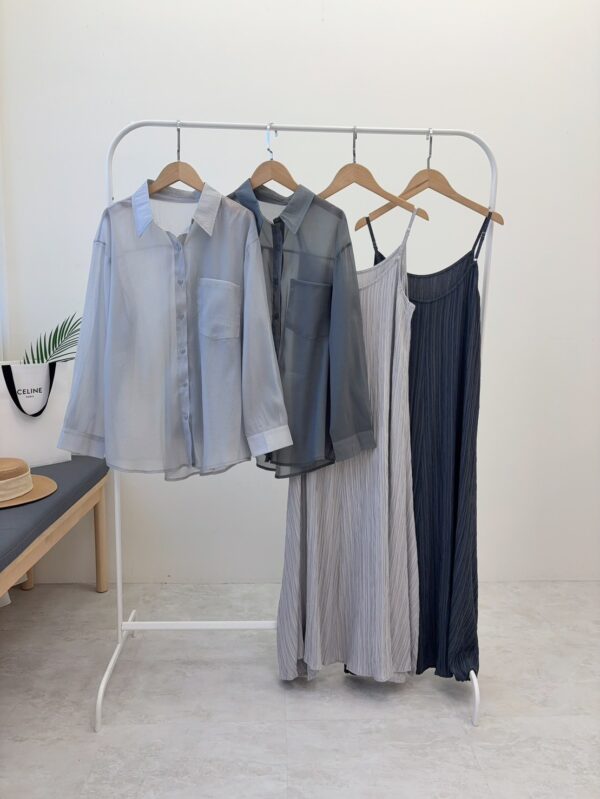 三宅文青百褶兩件套