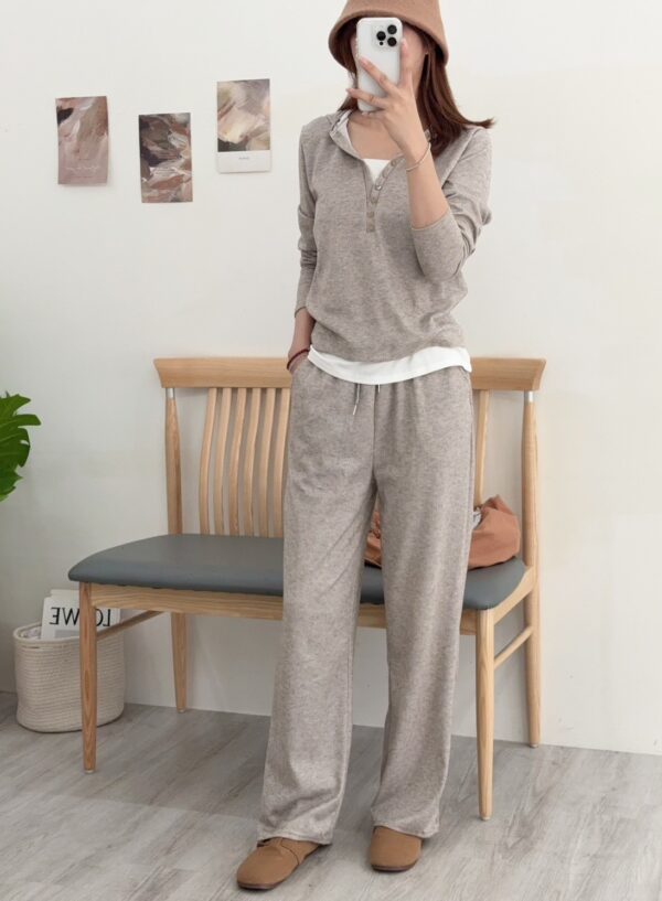 假二件設計休閒套裝