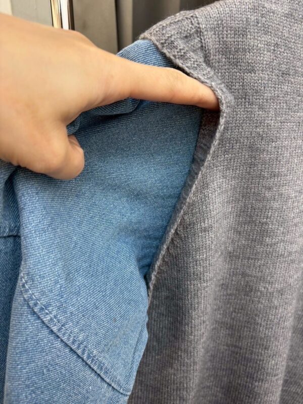 假兩件拼接上衣