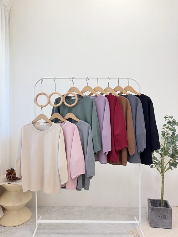 南瓜袖太空棉T18 南瓜袖太空棉T