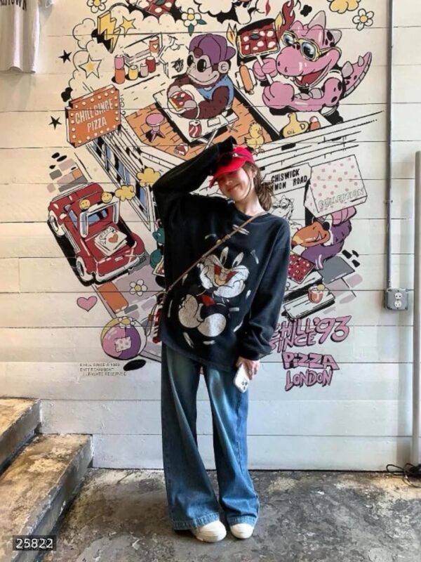 美式兔寶寶懷舊上衣