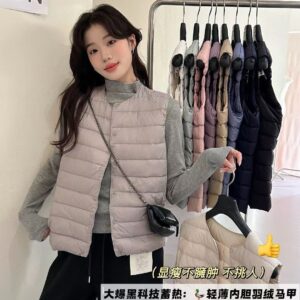超輕薄疊穿羽絨背心 (50%鴨絨)